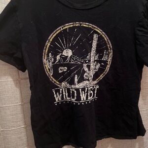 Charlotte Russe Black T-Shirt